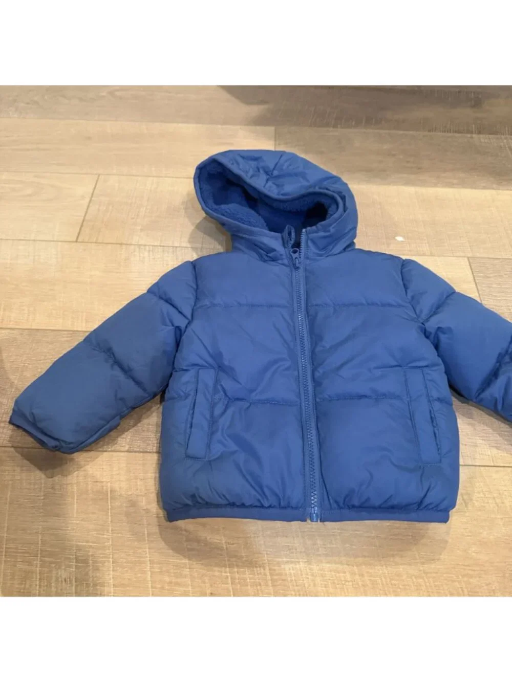 Swisstech Boys Hooded Blue Jacket Coat Size 18 Month